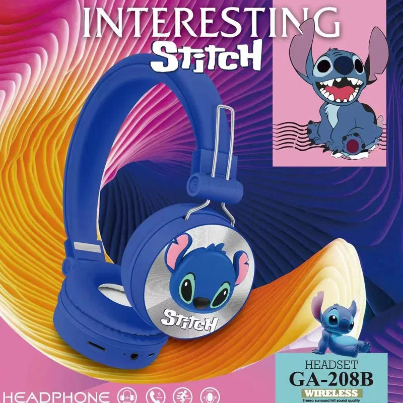 New Disney Stitch Wireless Bluetooth Headphones GA-208B