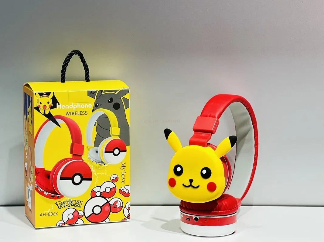 Pokemon Pikachu Bluetooth Headphone Wireless