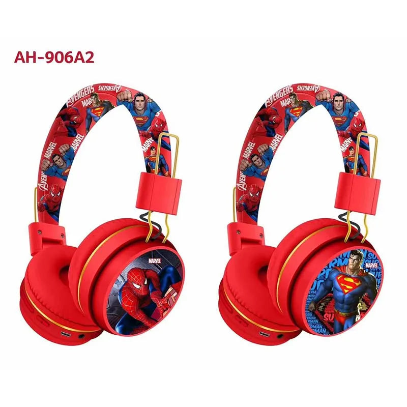 Spider-man vs Superman Bluetooth Headphones AH-906  Wireless Bluetooth