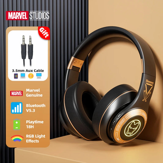 Marvel Wireless Headphones Bluetooth 5.3 Earphone