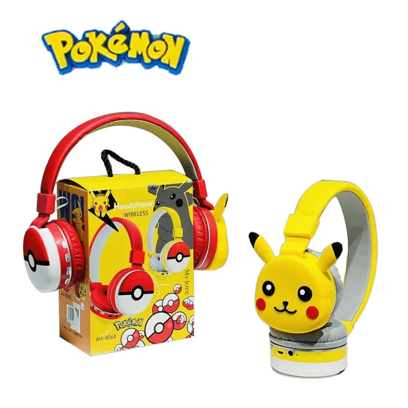 Pokemon Pikachu Bluetooth Headphone Wireless